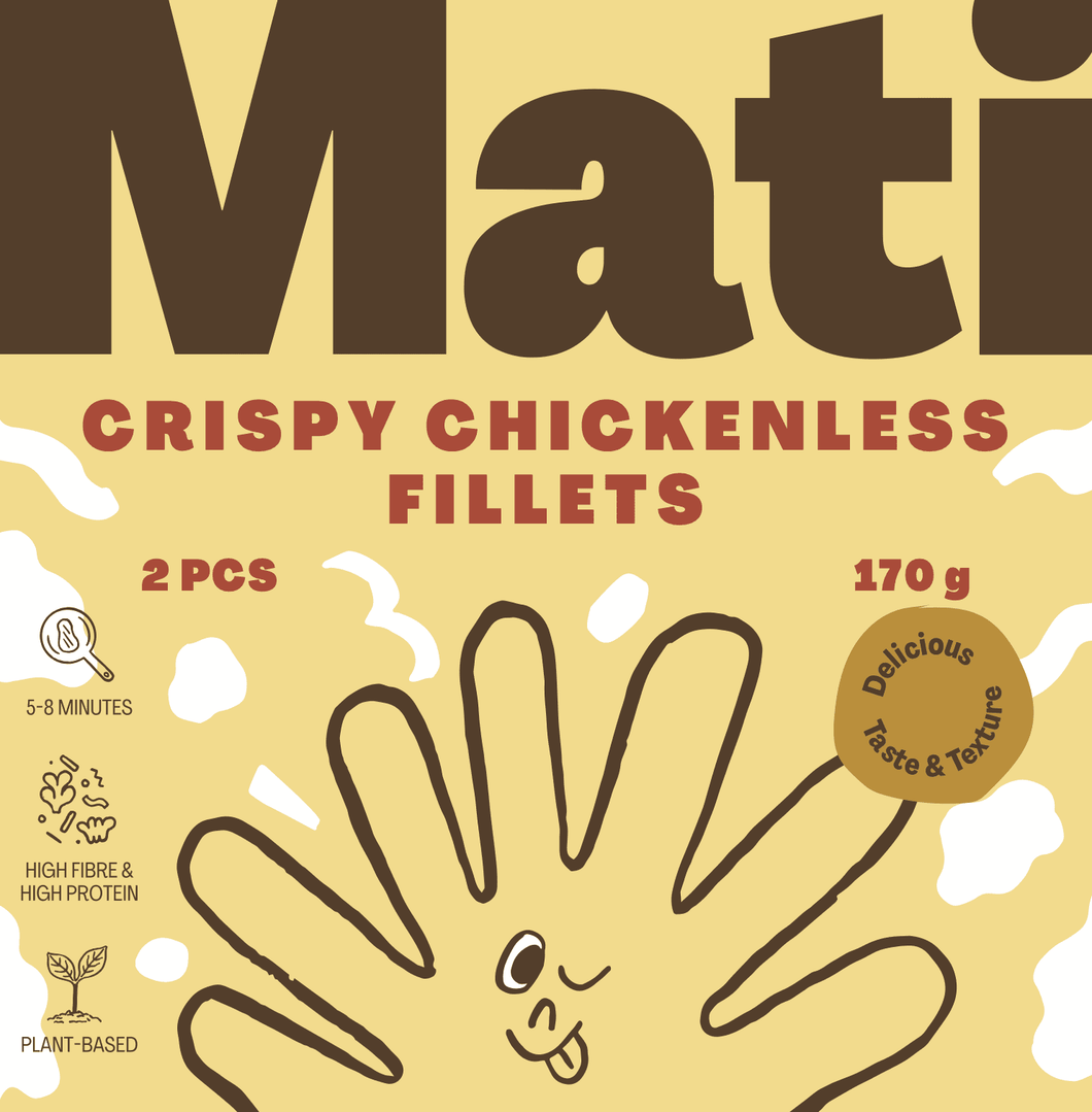 Kraukšķīgās MATI “No chicken” šniceles