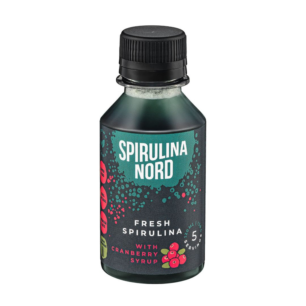 SpirulinaNord® dzērveņu sīrups 120ml